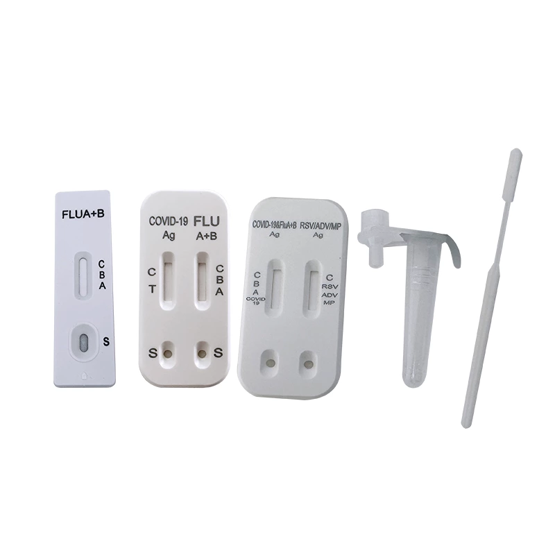 ADV/RSV/COVID-19/Inflvenza A+B Antigen Combo Test Kit (Colloidal Gold)