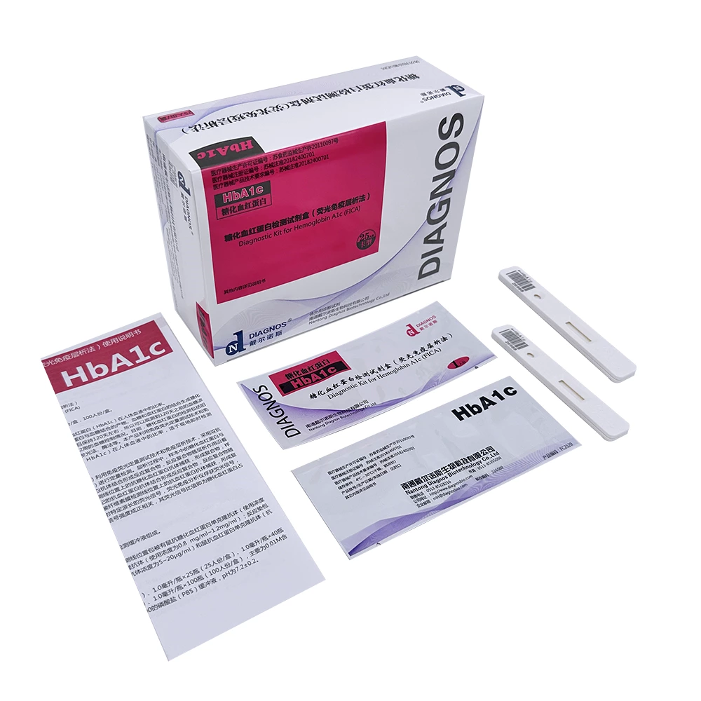 Glycosylated hemoglobin Test Kit (Fluorescence Immunochromatography)