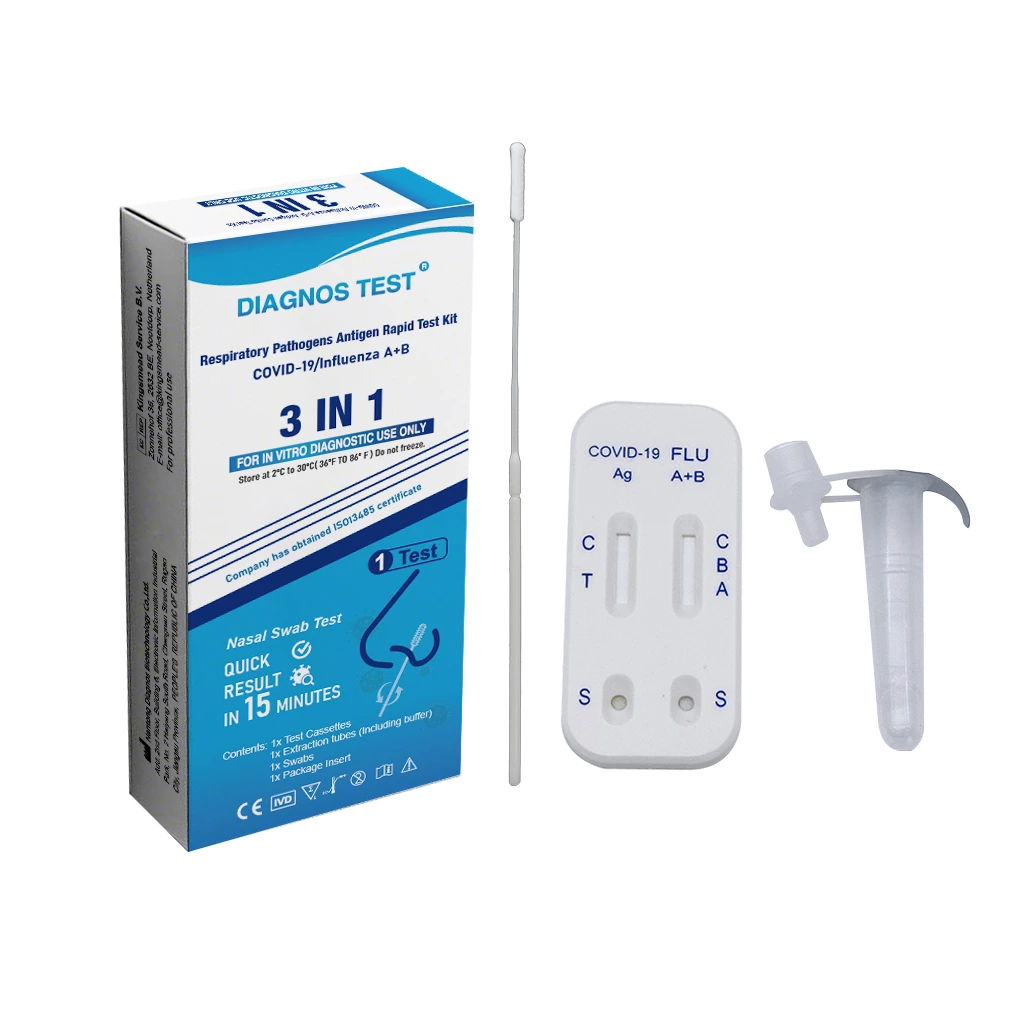 COVID-19/ Influenza A+B Antigen Combo Test Kit